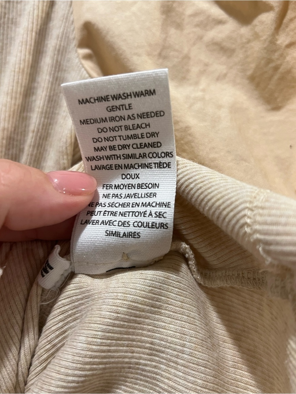 Ulla Johnson Ivory Cotton Puff Sleeve Ribbed Top Medium - Picture 12 of 13